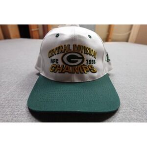 Vintage Green Bay Packers Hat Cap Snap Back Mens NFL Football Logo Athletic NWT